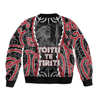 Aotearoa Waitangi Day Bomber Jacket Maori Warrior Tribal Tattoo