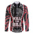 Aotearoa Waitangi Day Family Matching Short Sleeve Bodycon Dress and Hawaiian Shirt Maori Warrior Tribal Tattoo