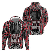 Aotearoa Waitangi Day Zip Hoodie Maori Warrior Tribal Tattoo LT05 - Polynesian Pride