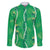 Hawaii Maile Lei Family Matching Puletasi and Hawaiian Shirt With Green Monstera Pattern