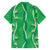 Hawaii Maile Lei Family Matching Summer Maxi Dress and Hawaiian Shirt With Green Monstera Pattern