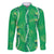 Hawaii Maile Lei Family Matching Summer Maxi Dress and Hawaiian Shirt With Green Monstera Pattern