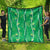 Hawaii Maile Lei Quilt With Green Monstera Pattern