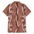 Hawaii Maile Lei Hawaiian Shirt With Brown Monstera Pattern