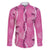 Hawaii Maile Lei Family Matching Puletasi and Hawaiian Shirt With Pink Monstera Pattern
