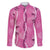 Hawaii Maile Lei Family Matching Short Sleeve Bodycon Dress and Hawaiian Shirt With Pink Monstera Pattern