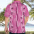Hawaii Maile Lei Hawaiian Shirt With Pink Monstera Pattern