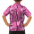 Hawaii Maile Lei Hawaiian Shirt With Pink Monstera Pattern