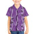 Hawaii Maile Lei Hawaiian Shirt With Violet Monstera Pattern