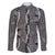 Hawaii Maile Lei Family Matching Summer Maxi Dress and Hawaiian Shirt With Gray Monstera Pattern