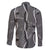 Hawaii Maile Lei Family Matching Summer Maxi Dress and Hawaiian Shirt With Gray Monstera Pattern
