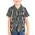 Hawaii Maile Lei Family Matching Summer Maxi Dress and Hawaiian Shirt With Gray Monstera Pattern