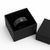 Hawaii Maile Lei Spinner Ring With Gray Monstera Pattern - Polynesian Pride