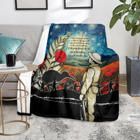 Kei Wareware Tatou New Zealand ANZAC Day Blanket Starry Night Inspo Style