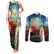 Kei Wareware Tatou New Zealand ANZAC Day Couples Matching Tank Maxi Dress and Long Sleeve Button Shirt Starry Night Inspo Style LT05 Blue - Polynesian Pride