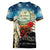 Kei Wareware Tatou New Zealand ANZAC Day Women V Neck T Shirt Starry Night Inspo Style LT05 - Polynesian Pride