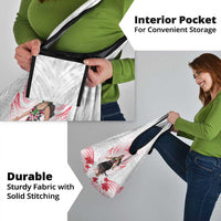 New Zealand Women's Day Grocery Bag Maori Wahine Polynesian Pattern