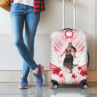 New Zealand Women's Day Luggage Cover Maori Wahine Polynesian Pattern