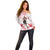 New Zealand Women's Day Off Shoulder Sweater Maori Wahine Polynesian Pattern LT05 - Polynesian Pride