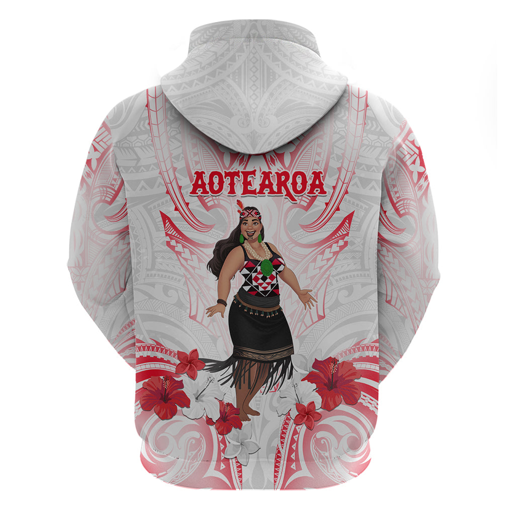 New Zealand Women's Day Zip Hoodie Maori Wahine Polynesian Pattern LT05 - Polynesian Pride