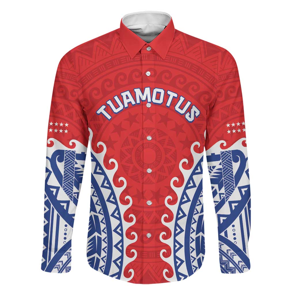 Custom Tuamotu Archipelago Family Matching Puletasi and Hawaiian Shirt Polynesian Tribal Tattoo