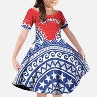Custom Tuamotu Archipelago Family Matching Tank Maxi Dress and Hawaiian Shirt Polynesian Tribal Tattoo