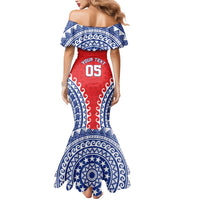 Custom Tuamotu Archipelago Mermaid Dress Polynesian Tribal Tattoo