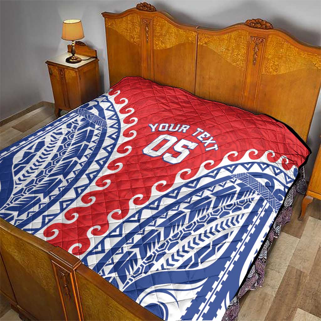 Custom Tuamotu Archipelago Quilt Polynesian Tribal Tattoo