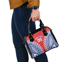 Custom Tuamotu Archipelago Shoulder Handbag Polynesian Tribal Tattoo