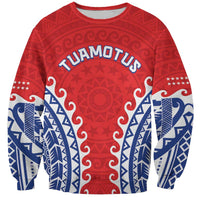 Custom Tuamotu Archipelago Sweatshirt Polynesian Tribal Tattoo