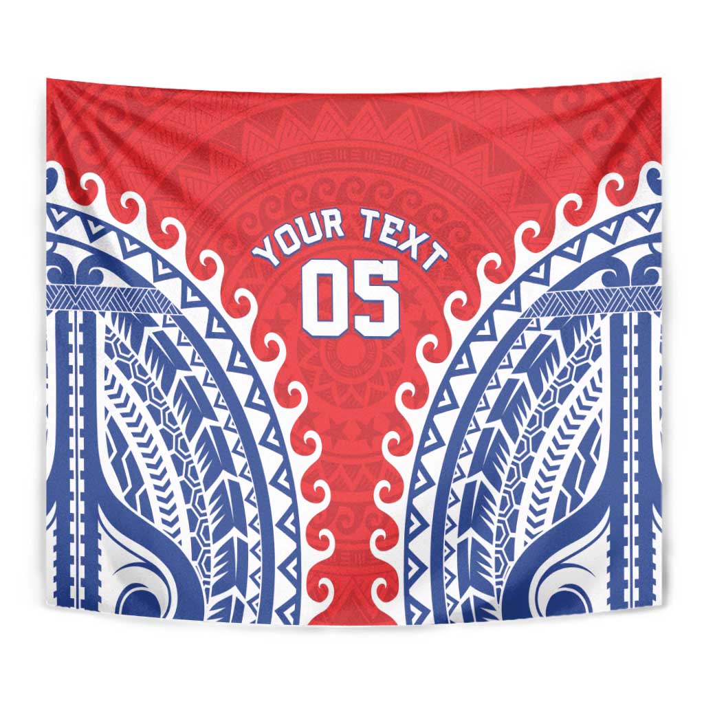 Custom Tuamotu Archipelago Tapestry Polynesian Tribal Tattoo