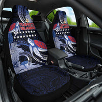Tuamotu Islands Car Seat Cover Polynesian Pattern With Turtle
