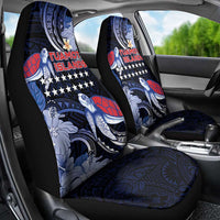 Tuamotu Islands Car Seat Cover Polynesian Pattern With Turtle