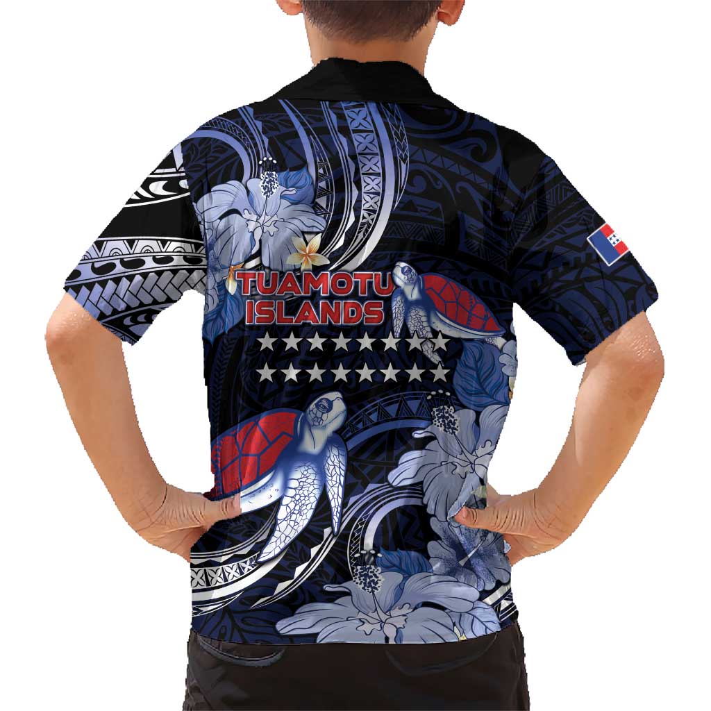 Tuamotu Islands Family Matching Mermaid Dress and Hawaiian Shirt Polynesian Pattern With Turtle