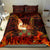 Samoa Siva Afi Festival Bedding Set Fire Knife Dancing