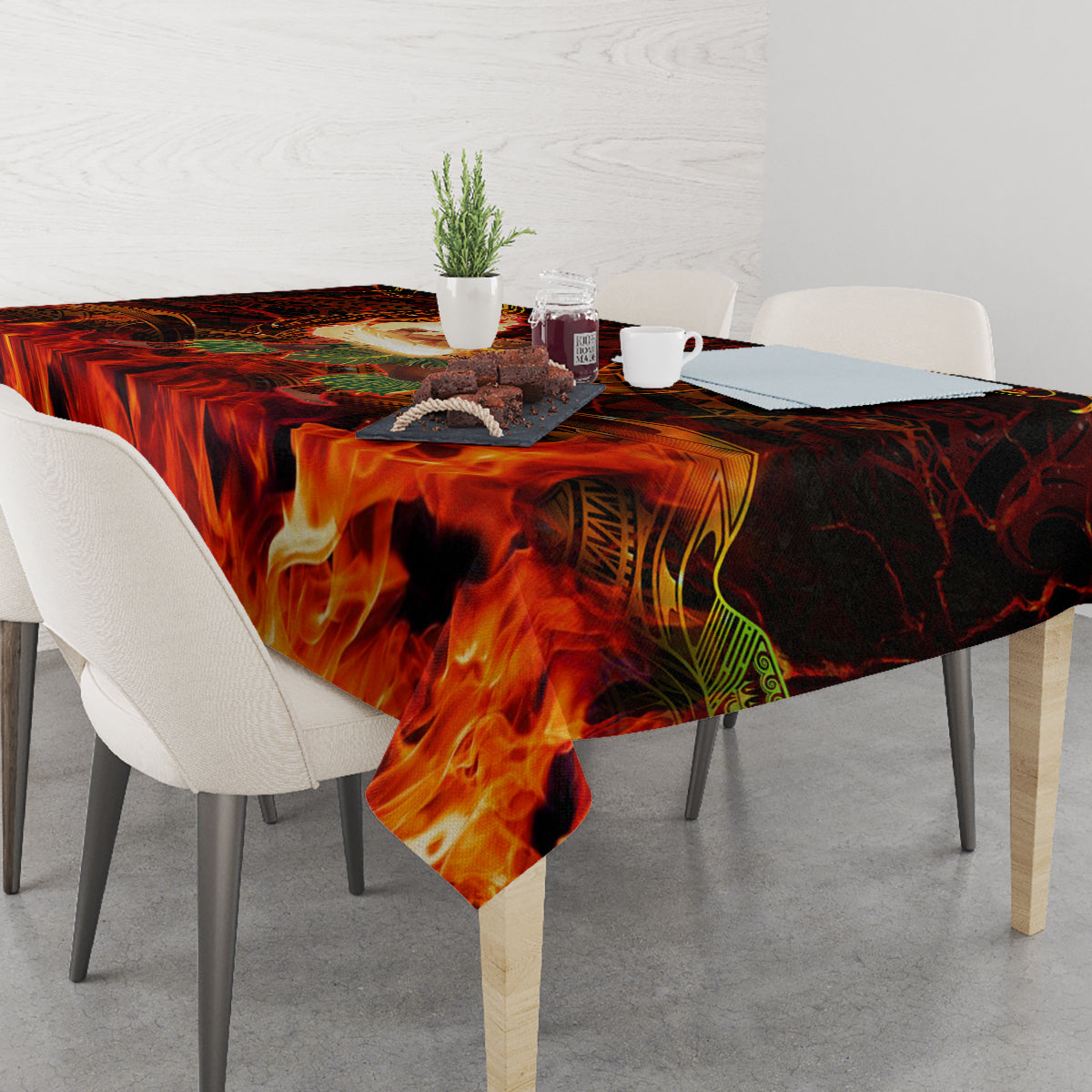 Samoa Siva Afi Festival Tablecloth Fire Knife Dancing