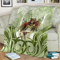 New Zealand Maori Fairy Patupaiarehe Blanket Polynesian Style