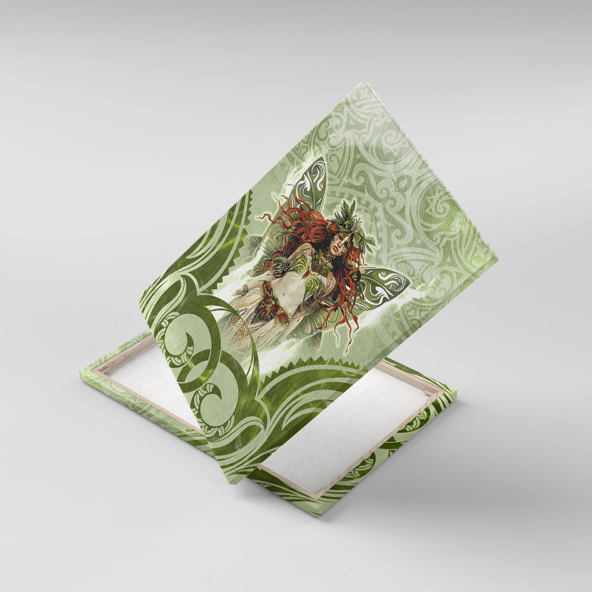 New Zealand Maori Fairy Patupaiarehe Canvas Wall Art Polynesian Style