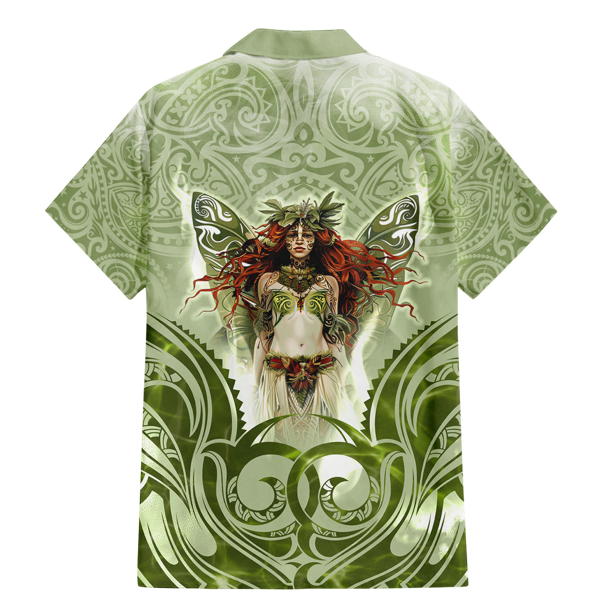 New Zealand Maori Fairy Patupaiarehe Family Matching Mermaid Dress and Hawaiian Shirt Polynesian Style LT05 - Polynesian Pride
