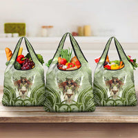 New Zealand Maori Fairy Patupaiarehe Grocery Bag Polynesian Style