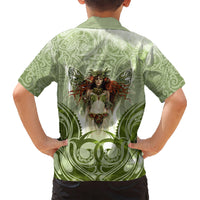 New Zealand Maori Fairy Patupaiarehe Kid Hawaiian Shirt Polynesian Style LT05 - Polynesian Pride