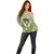 New Zealand Maori Fairy Patupaiarehe Off Shoulder Sweater Polynesian Style LT05 - Polynesian Pride