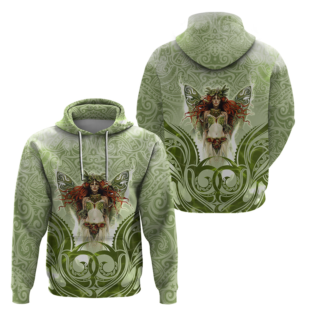 New Zealand Maori Fairy Patupaiarehe Zip Hoodie Polynesian Style LT05 - Polynesian Pride