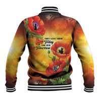 ANZAC Day Red Poppy Baseball Jacket Honoring The ANZAC Spirit