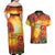 ANZAC Day Red Poppy Couples Matching Off Shoulder Maxi Dress and Hawaiian Shirt Honoring The ANZAC Spirit