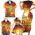 ANZAC Day Red Poppy Family Matching Short Sleeve Bodycon Dress and Hawaiian Shirt Honoring The ANZAC Spirit