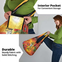 ANZAC Day Red Poppy Grocery Bag Honoring The ANZAC Spirit