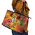 ANZAC Day Red Poppy Leather Tote Bag Honoring The ANZAC Spirit