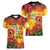 ANZAC Day Red Poppy Women V-Neck T-Shirt Honoring The ANZAC Spirit