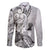 Aotearoa Maori Wahine Family Matching Summer Maxi Dress and Hawaiian Shirt Fantail Bird Black Gold Marble